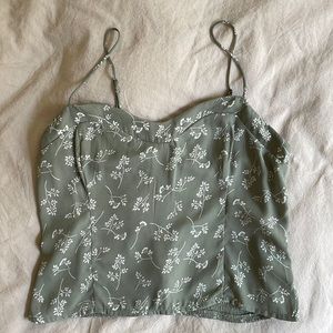 Abercrombie floral tank